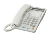 Телефон проводной Panasonic KX-TS2368RUW белый