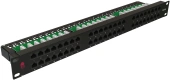 Патч-панель Sysmatrix PP 1901U.S485EU.M 19" 1U 48xRJ45 кат.5E