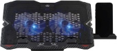 Подставка для ноутбука Digma D-NCP150-2 15.6"360x260x27мм 38дБ 2xUSB 2x 120ммFAN 650г металл/пластик черный