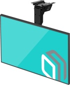 Кронштейн для телевизора Onkron CR1S черный 10"-40" макс.30кг потолочный поворот и наклон