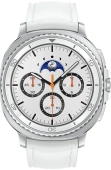 Смарт-часы Samsung Galaxy Watch 8 Classic LTE Watch 8 Classic 46мм 1.34" Super AMOLED корп.серебристый рем.белый (SM-L505FZWACAU)