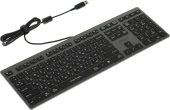 Клавиатура A4Tech FX60H серый USB slim LED (FX60H GREY/WHITE) кабель 1.5м