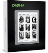 Электронная книга Digma E2 5.83" E-Ink 680x920 Touch Screen 1.2Ghz 1Gb/8Gb/SD/microSDHC/подсветка дисплея светло-серый