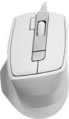 Мышь A4Tech Fstyler FM45S Air белый/серебристый оптическая 2400dpi silent USB 7but (FM45S AIR USB (SILVER WHITE))