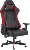 Кресло игровое A4Tech Bloody GC-990 черный/красный экокожа крестов. металл