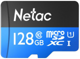 Флеш карта microSDXC 128GB Netac NT02P500STN-128G-R P500 + adapter