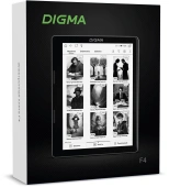 Электронная книга Digma F4 5.83" E-Ink 680x920 Touch Screen 1.2Ghz 1Gb/8Gb/SD/microSDHC/подсветка дисплея черный