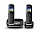 Р/Телефон Dect Panasonic KX-TGJ322RUB черный (труб. в компл.:2шт) автооветчик АОН