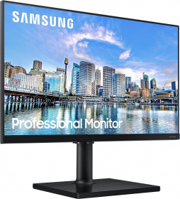 Монитор Samsung 24" F24T450FZI черный IPS LED 16:9 HDMI M/M матовая HAS Piv 1000:1 250cd 178гр/178гр 1920x1080 75Hz DP FHD USB 4кг