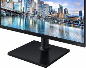 Монитор Samsung 24" F24T450FZI черный IPS LED 16:9 HDMI M/M матовая HAS Piv 1000:1 250cd 178гр/178гр 1920x1080 75Hz DP FHD USB 4кг