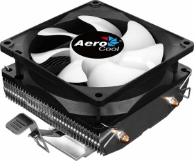 Устройство охлаждения(кулер) Aerocool Air Frost 2 Soc-AM5/AM4/1151/1200/1700 черный/белый 3-pin 26dB Al+Cu 110W 250gr Ret