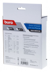 Блок питания Buro BUM-0051K120 автоматический 120W 12V-20V 11-connectors 6A 1xUSB 2A от бытовой электросети LED индикатор