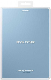 Чехол Samsung для Samsung Galaxy Tab S6 lite Book Cover полиуретан голубой (EF-BP610PLEGRU)