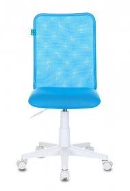 Кресло детское Бюрократ KD-9 голубой TW-31 TW-55 сетка/ткань крестов. пластик пластик белый