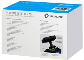 Видеорегистратор Neoline G-Tech X76 черный 1080x1920 1080p 140гр.