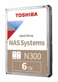 Жесткий диск Toshiba Original SATA-III 6Tb HDWG460UZSVA NAS N300 (7200rpm) 256Mb 3.5" Bulk