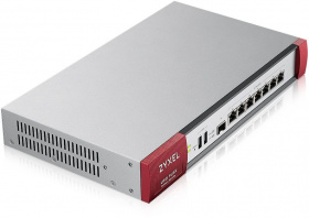 Межсетевой экран Zyxel USG FLEX 500 (USGFLEX500-RU0102F) 10/100/1000BASE-TX/SFP компл.:набор подписок на 1 год AS/AV/CF/IDP серебристый (упак.:1шт)