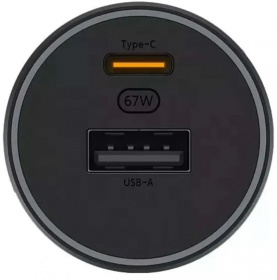 Автомобильное зар./устр. Xiaomi BHR6814GL 67W 6.1A (PD) USB-C/USB-A универсальное черный