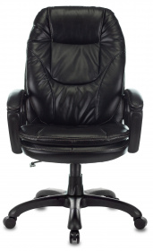 Кресло руководителя Бюрократ CH-868N черный эко.кожа крестов. пластик