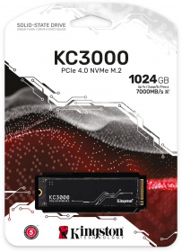 Накопитель SSD Kingston PCIe 4.0 x4 1TB SKC3000S/1024G KC3000 M.2 2280