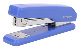 Степлер Deli E0300BLUE Exceed 24/6 26/6 (25листов) синий 100скоб металл/пластик коробка