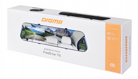 Видеорегистратор Digma FreeDrive 114 Mirror черный 1080x1920 1080p 130гр. GP2247E