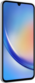 Смартфон Samsung SM-A346E Galaxy A34 5G 128Gb 6Gb серебристый моноблок 3G 4G 2Sim 6.6" 1080x2340 Android 13 48Mpix 802.11 a/b/g/n/ac NFC GPS GSM900/1800 GSM1900 TouchSc Protect microSD max1024Gb