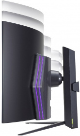 Монитор LG 44.5" (113.03см) UltraGear 45GR95QE-B черный OLED LED 21:9 HDMI матовая HAS Piv 1500000:1 1000cd 178гр/178гр 3440x1440 240Hz G-Sync FreeSync Premium DP SPDIF WQ USB 10.9кг