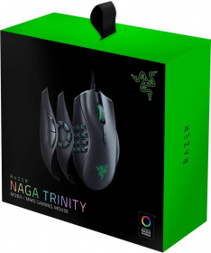 Мышь Razer Naga Trinity черный оптическая (16000dpi) USB2.0 (16but)