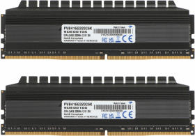 Память DDR4 2x8Gb 3200MHz Patriot PVB416G320C6K Viper 4 Blackout RTL Gaming PC4-25600 CL16 DIMM 288-pin 1.35В dual rank с радиатором Ret
